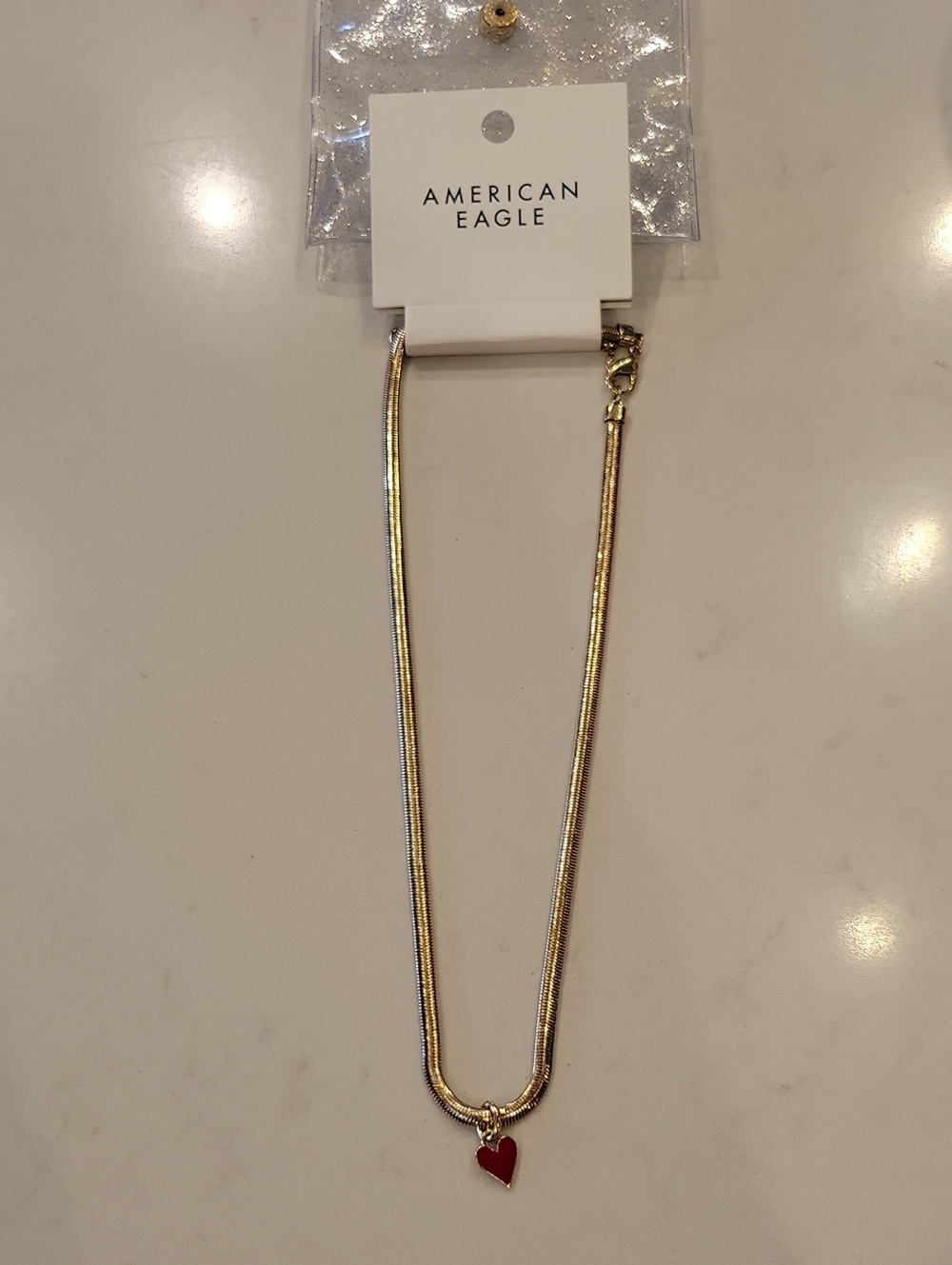 New AE Heart Necklace